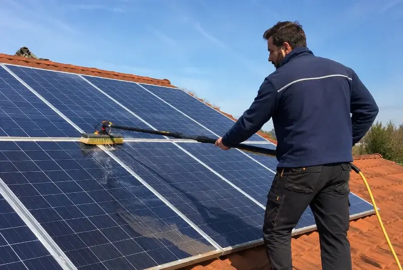 Nettoyage et entretien de panneaux solaires à Ploërdut
